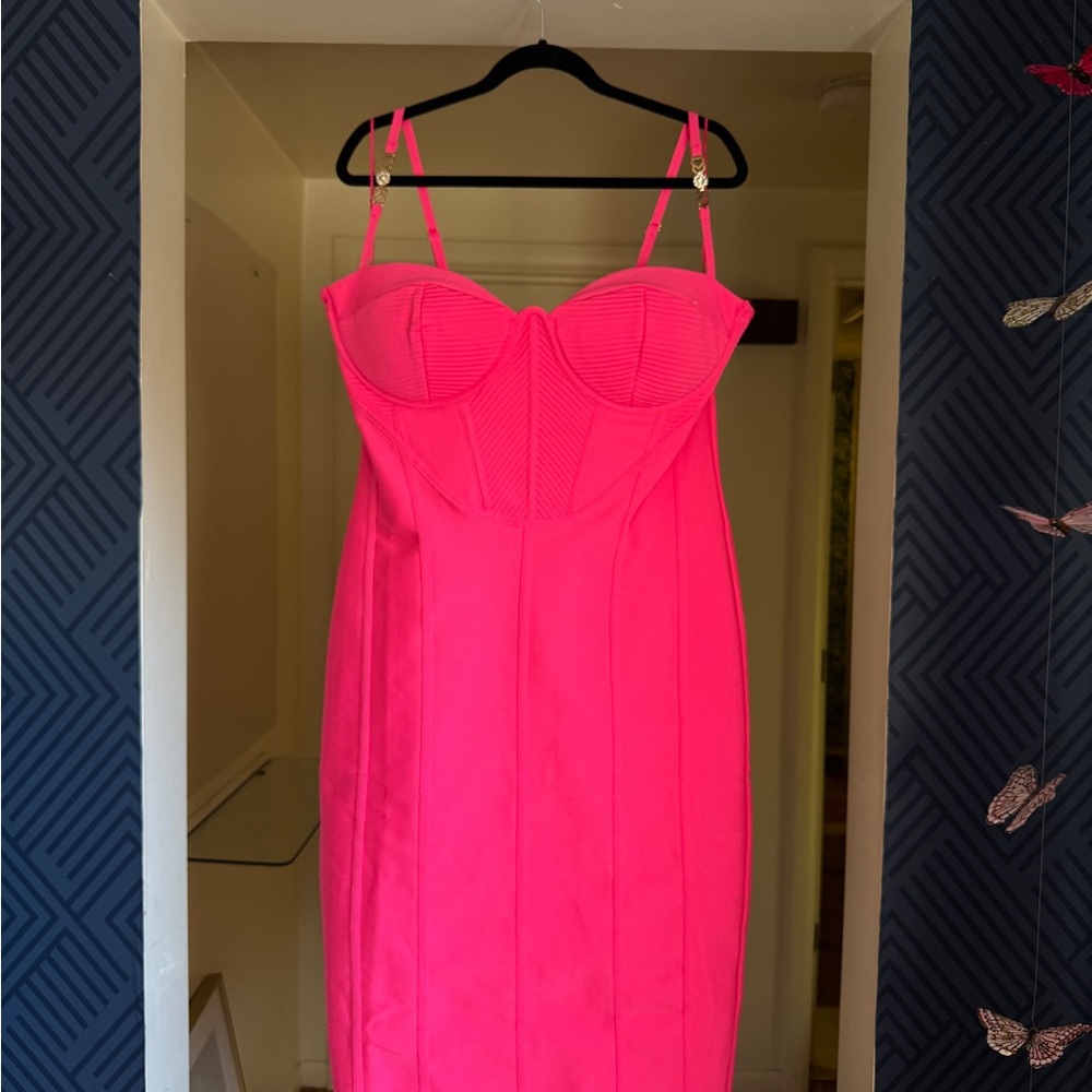 Elegant Pink Women's Dress